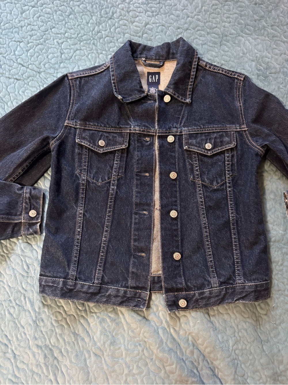 GAP Dark Indigo Denim Jacket with Navy Label